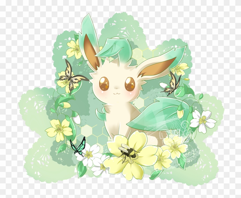 70 Images About Eevee - Kawaii Leafeon Clipart