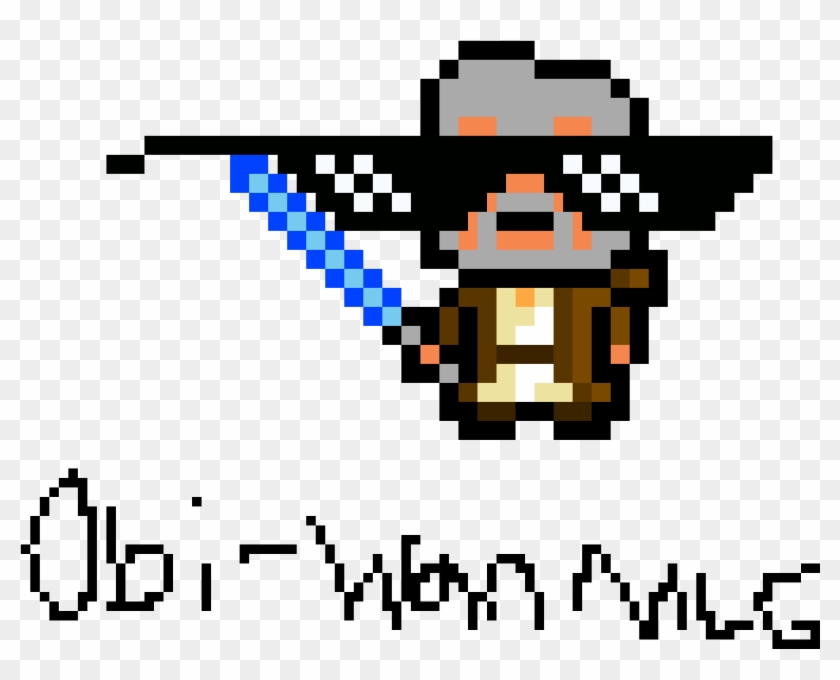 Obi Wan Kenobi - Pixel Art Heroes Clipart #801189