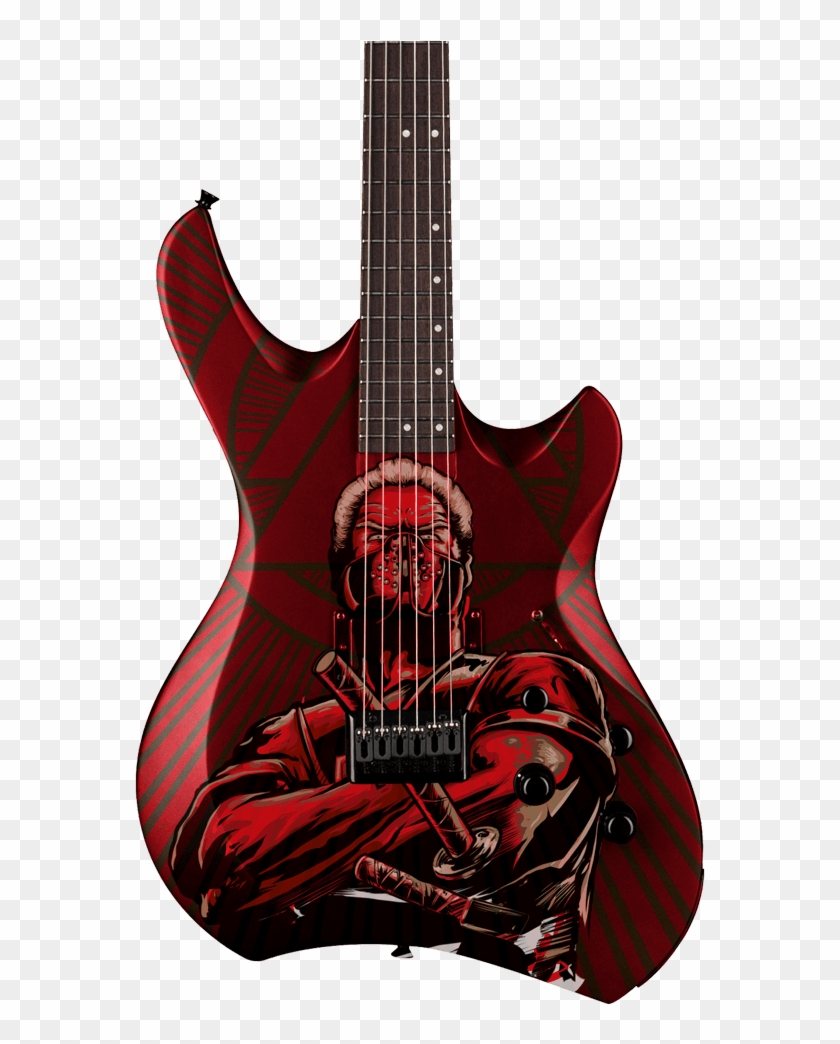 Line 6 Is Holding A Guitar Ninja Video Contest - Shuriken Variax Clipart #801308