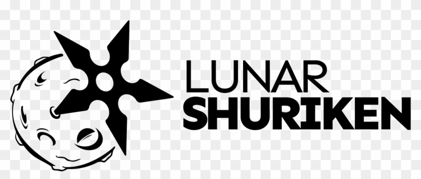 Lunar Shuriken - Graphic Design Clipart
