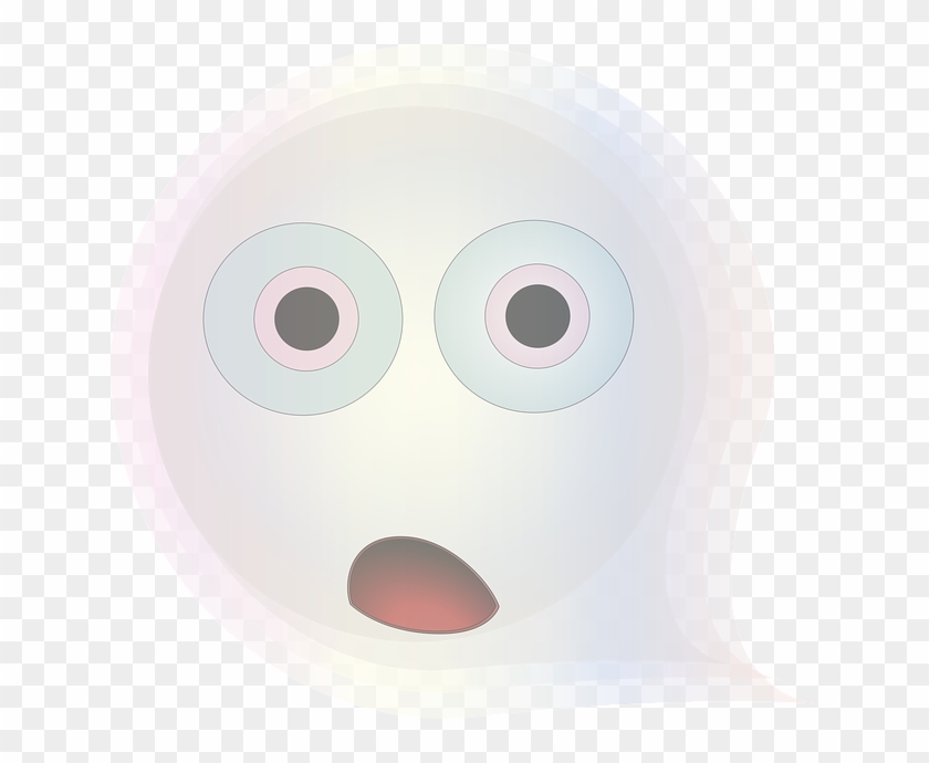 Ghost Emoticon Smiley Emoji - Circle Clipart
