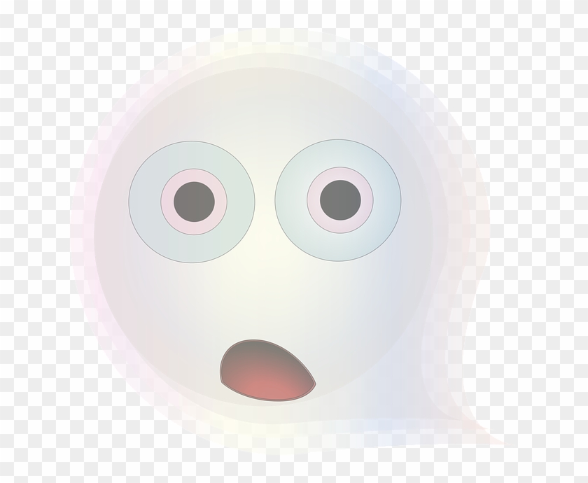 Ghost Emoticon Smiley Emoji - Circle Clipart #801436