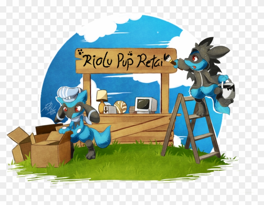 Jolteon, Vaporeon, Espeon, Flareon, Umbreon, Glaceon - Riolu Clipart