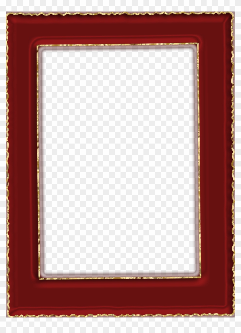 Transparent Red And Gold Png Frame - Picture Frame Clipart #801765