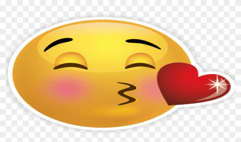 Emoji Silhouette At Getdrawingscom Free For Personal - Smiley Kissy Face Clipart