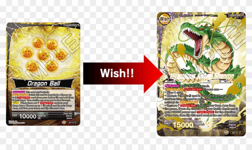 The Black Starter Comes With 5 Exclusive Shenron Cards - Dragon Ball Super Card Game Shenron Clipart