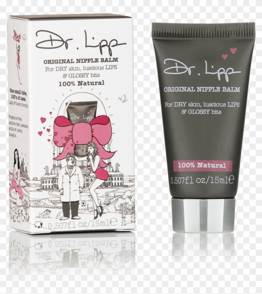 The Original Nipple Balm For Dry Skin, Luscious Lips, - Dr Lipp Original Nipple Balm Clipart