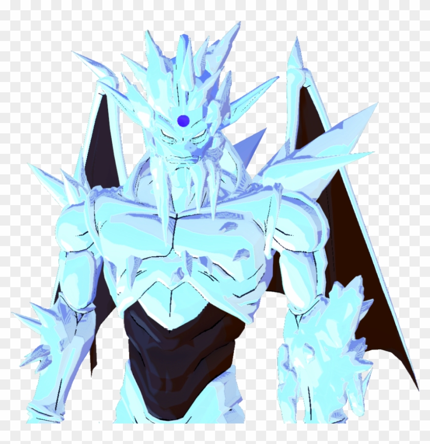 Glacial Shenron - Origami Clipart