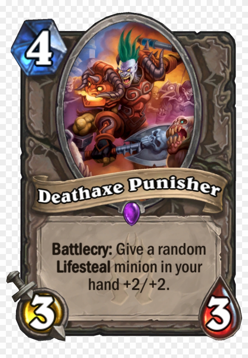 Enus Deathaxepunisher - New Hearthstone Cards Boomsday Clipart #802835