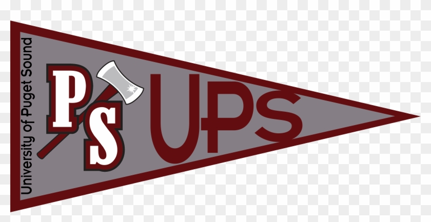 University Of Puget Sound Pennant Gear Up - Graphic Design Clipart