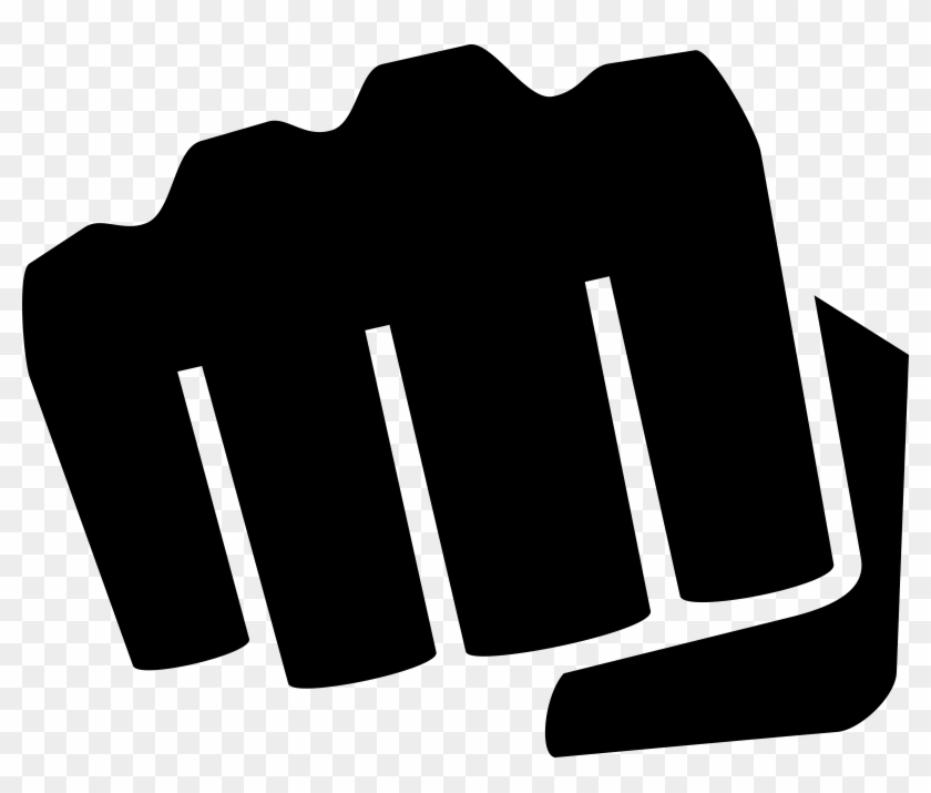 Fist Drawing At Getdrawings Com Free For - Punching Fist Clipart - Png Download