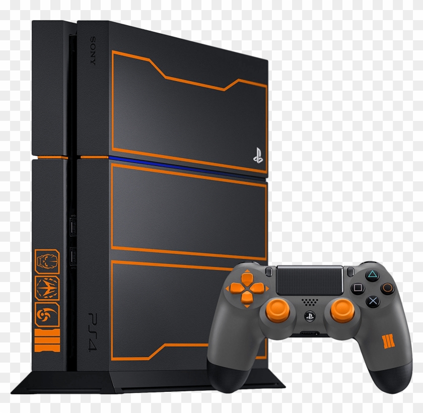 Playstation 4 1tb Console Limited Call Of Duty Black - Ps4 Edicion Call Of Duty Black Ops 3 Clipart