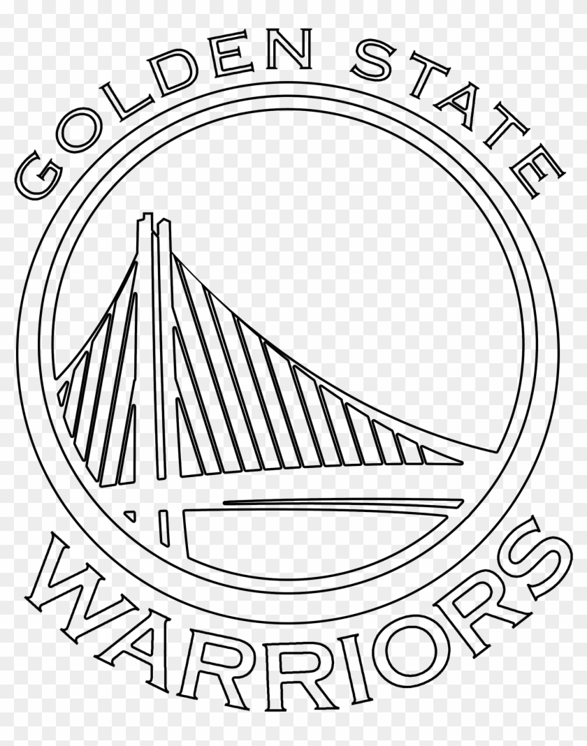 Nba Coloring Pages Printable Image Simple Golden State - Golden State Warriors Svg Free Clipart