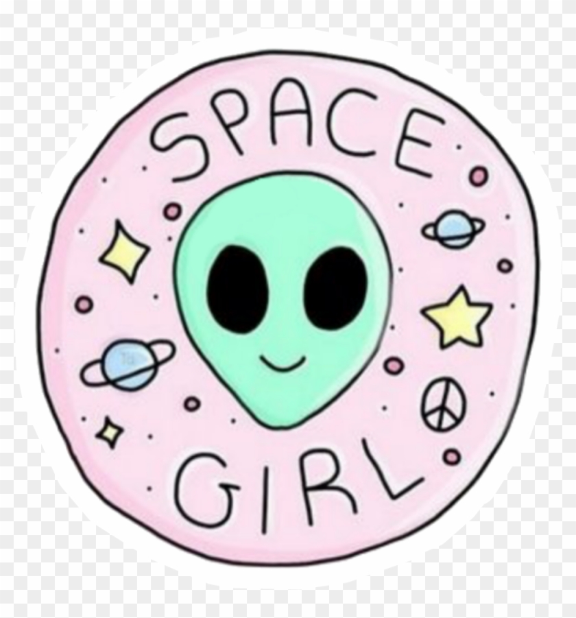 Alien Marciano Marciam Space Tumblr Emoji Overlays - Overlays Transparent Clipart #804125