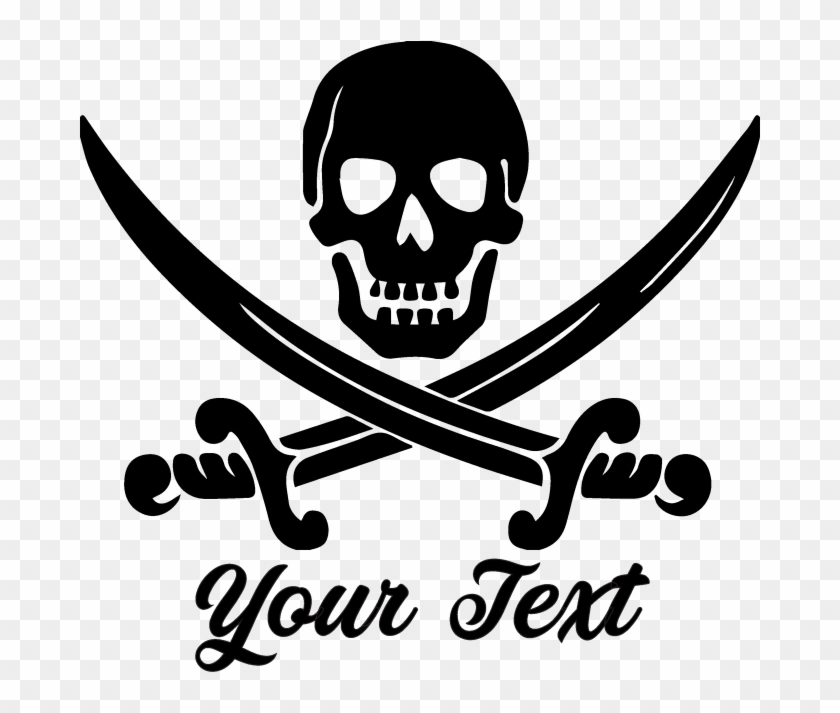 I Will Create A Modern Skull Logo - Pirate Clip Art - Png Download #804154