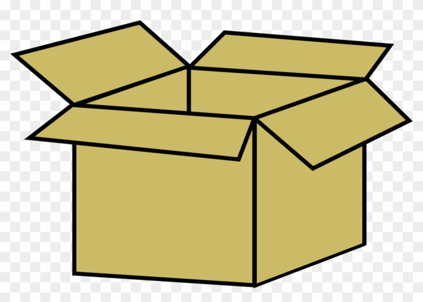 Cardboard Box Computer Icons Drawing - Clip Art Of Box - Png Download #804181