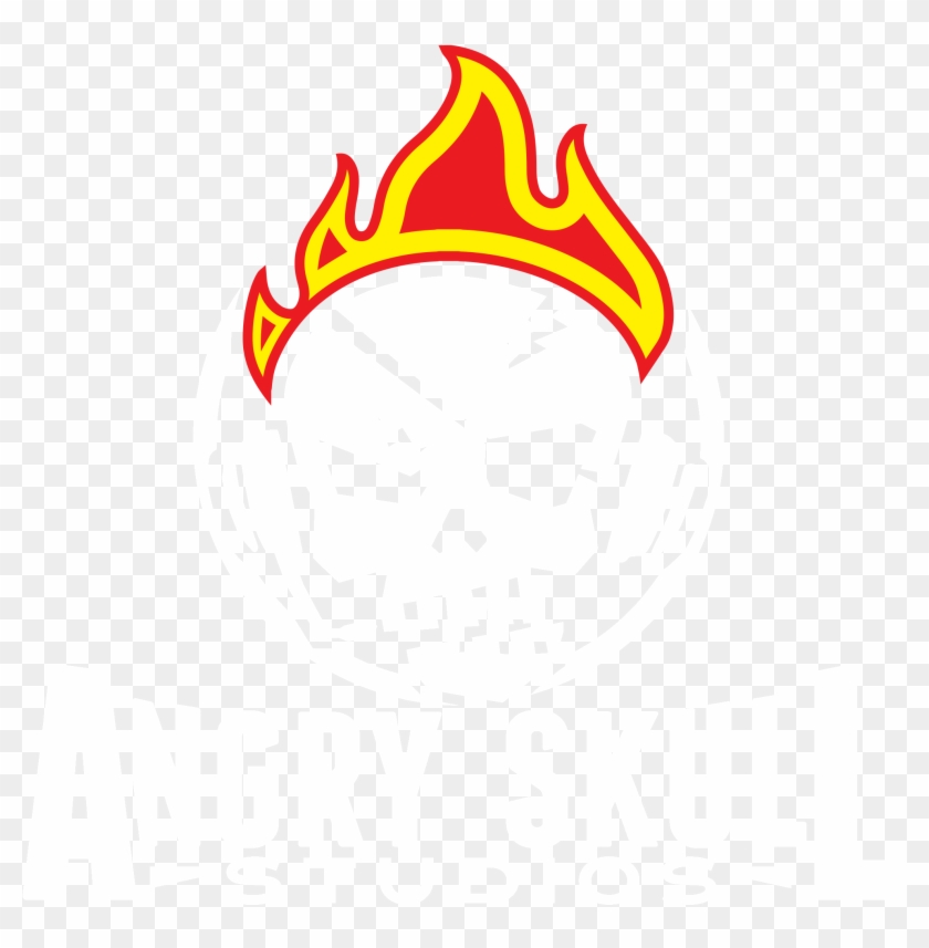 Angry Skull Studios - Angry Skull Logo Clipart #804603
