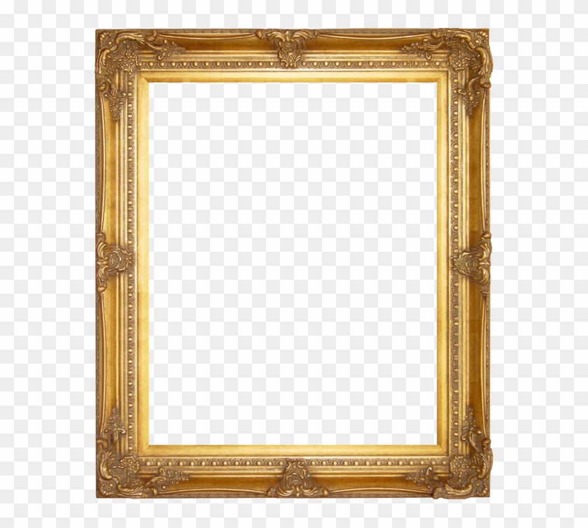 Ornate Frames - Gold Baroque Frame Clipart