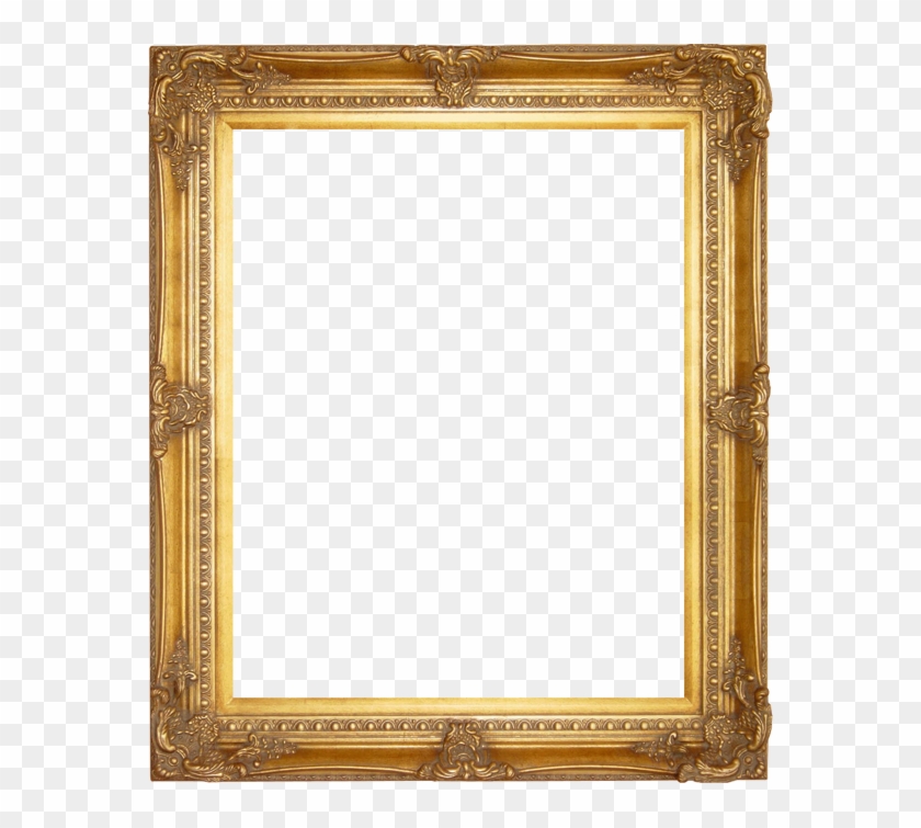 Ornate Frames - Gold Baroque Frame Clipart #804691