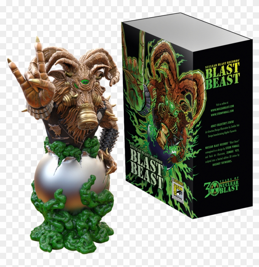 Nuclear Blast America Blast Beast Resin Statue - Nuclear Blast Blast Beast Clipart