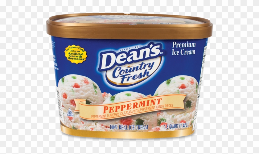 Dean's Country Fresh Premium Peppermint Ice Cream-seasonal - Peppermint Ice Cream Deans Clipart #804854