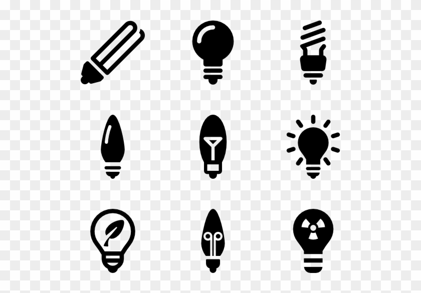 Light Bulbs - Light Bulb Icon Vector Free Clipart #805628