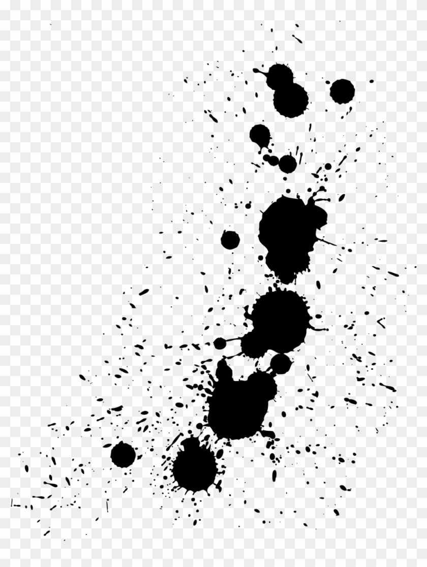 Download Brush Strokes And Drops - Brush Drops Clipart #805656