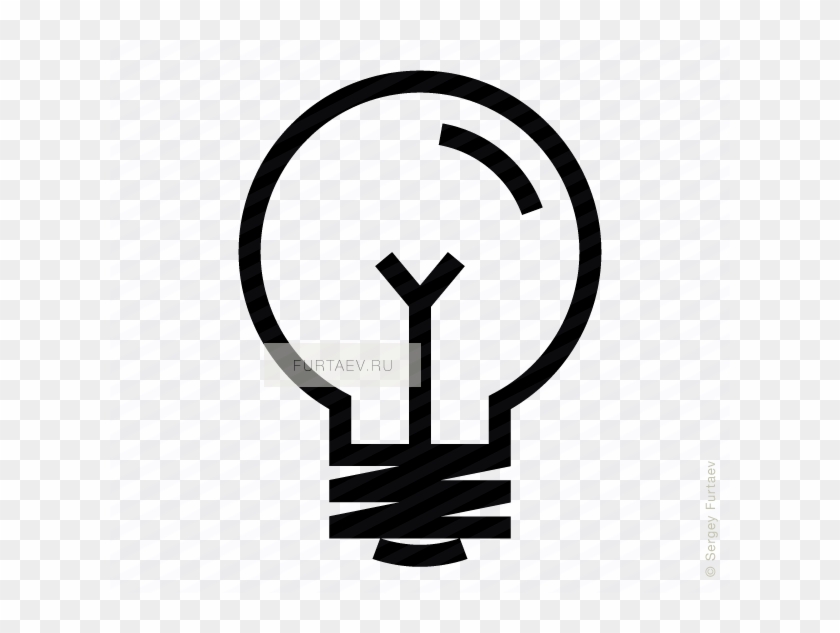 Transparent Stock Icon Of Electric Lamp - Incandescent Light Bulb Clipart