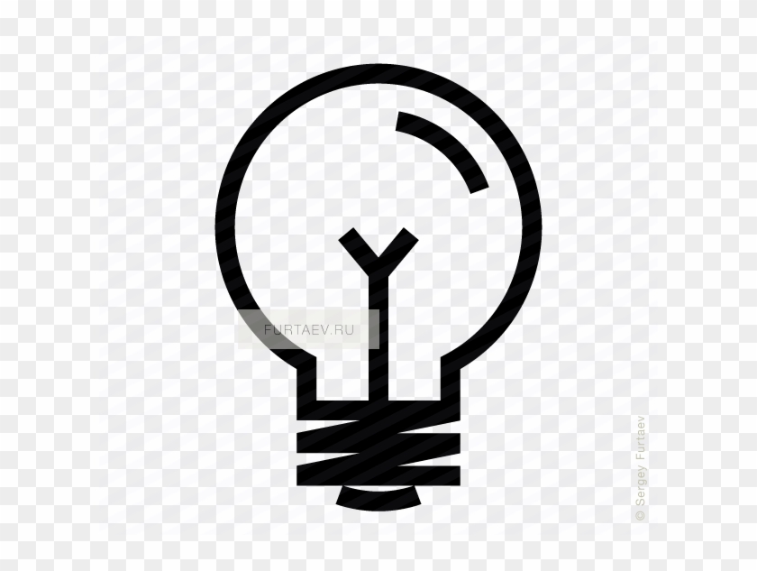 Transparent Stock Icon Of Electric Lamp - Incandescent Light Bulb Clipart #806103