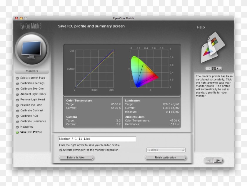 J59 Thunderbolt Display - Eye One Match Clipart