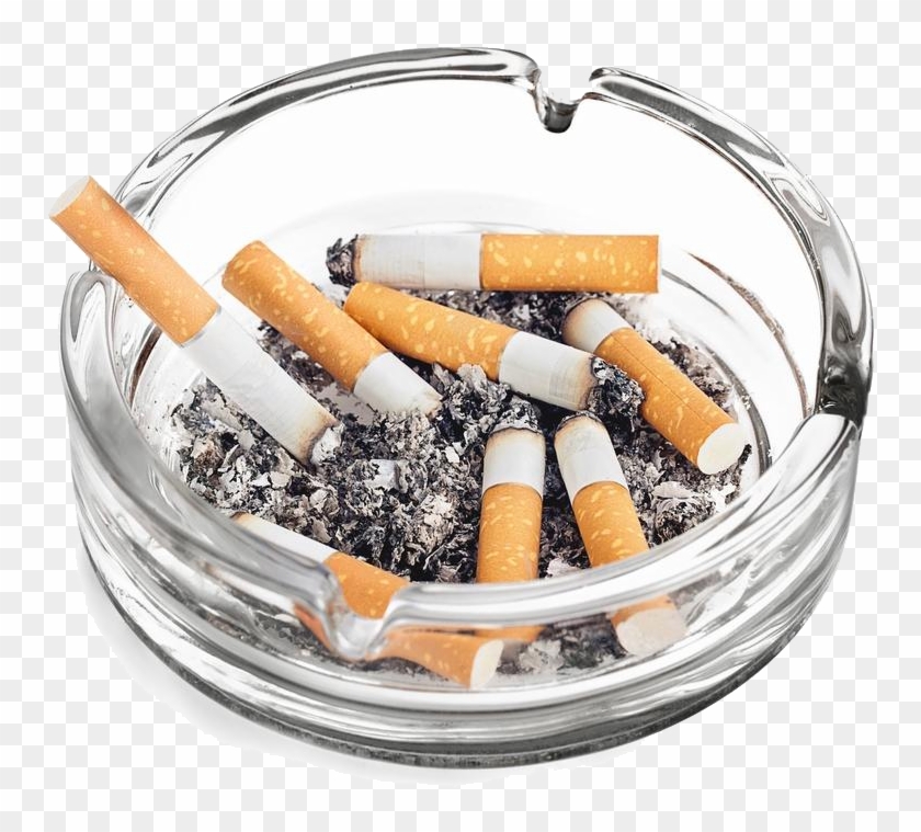 Cigarettes Transparent Ashtray Png Jpg Black And White Clipart #806229