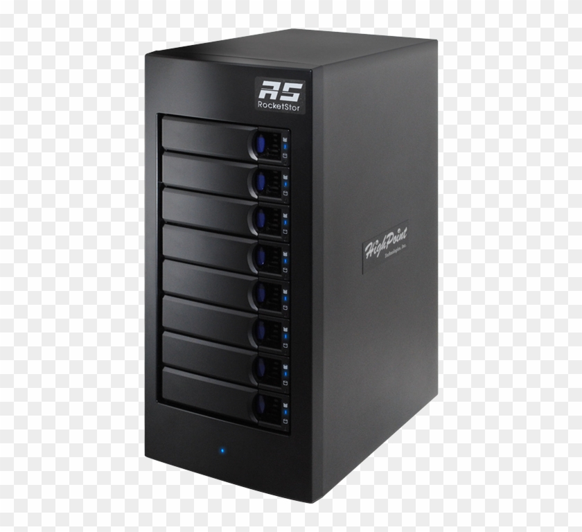 2x 40gb/s Thunderbolt™ - 8 Bay Jbod Enclosure Clipart