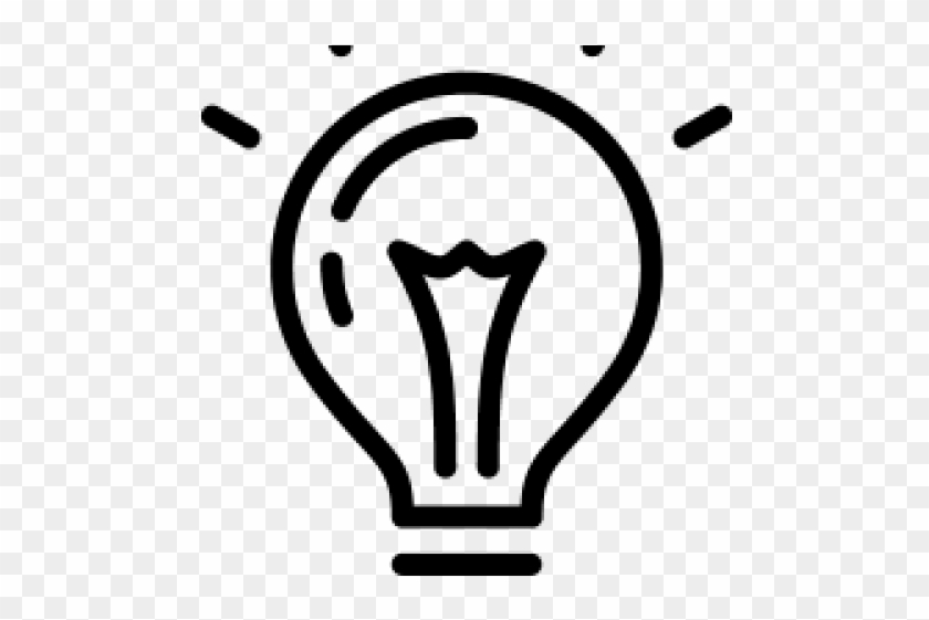 Transparent Light Bulb Icon Clipart