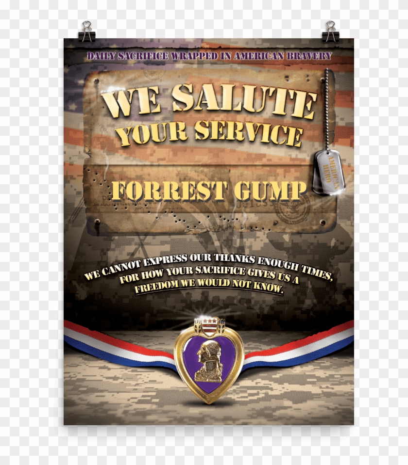 Purple Heart Recipients - Banner Clipart