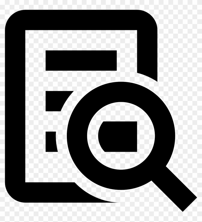 Magnifier Icon - Sign Clipart