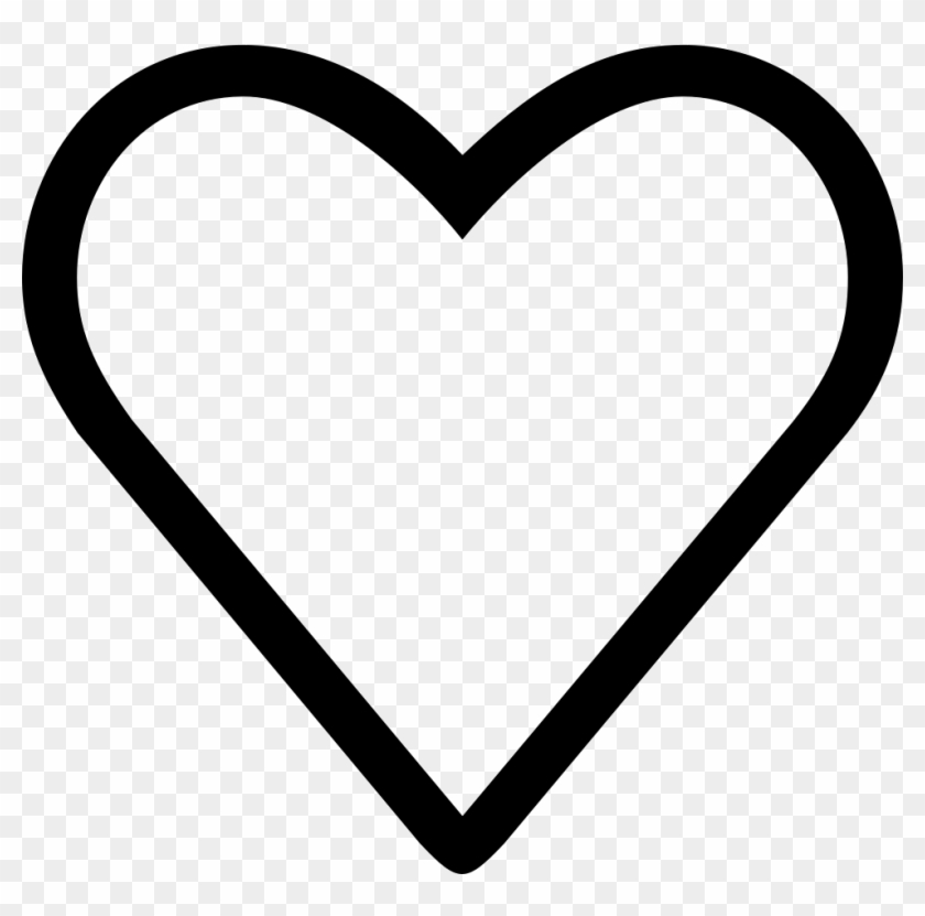 Png File Svg - Heart Outline Icon Png Clipart
