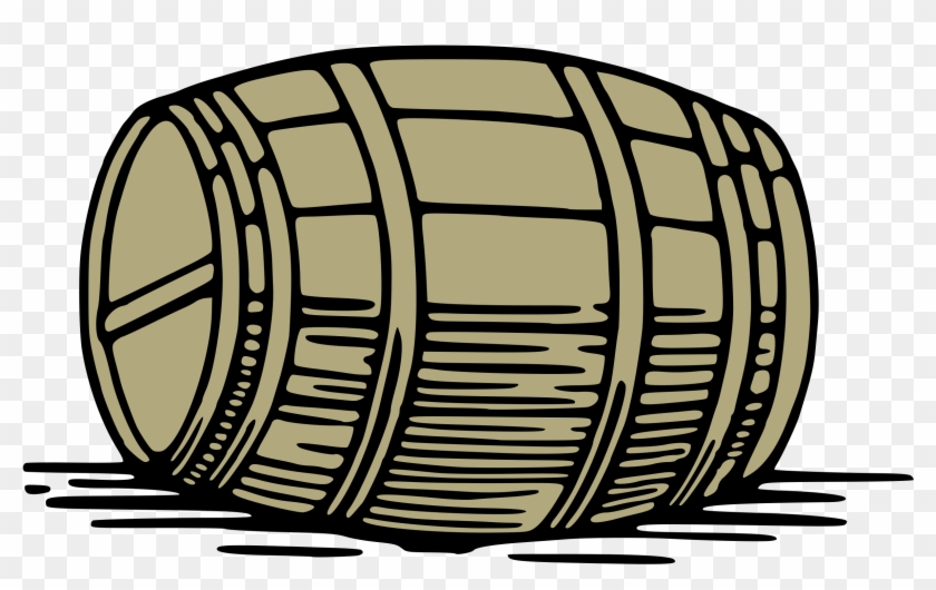 Barrel Clipart Keg - Wine Barrel Clip Art - Png Download #807579