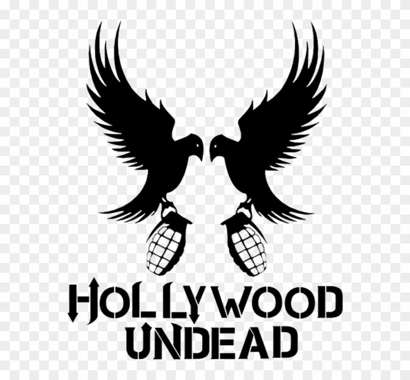 Hollywood Undead Logo Hollywood Undead Png Transparent - Hollywood Undead Dove And Grenade Clipart #807984
