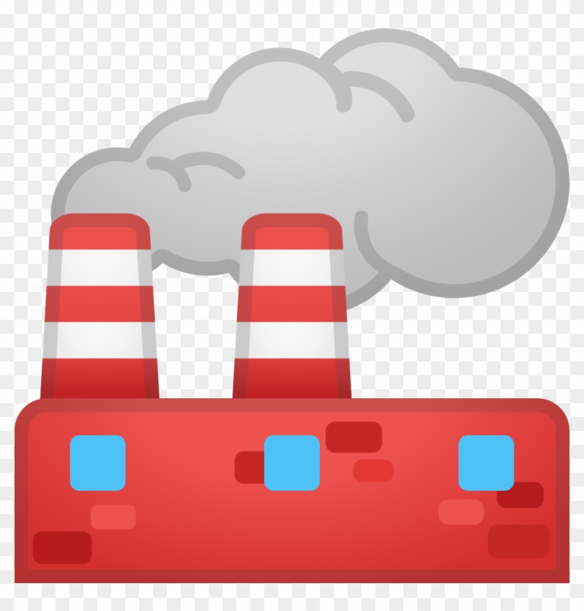 Factory Icon - Industria Emoji Clipart