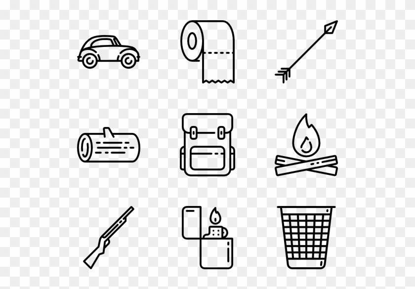 Camping Stuff - Camping Icon Png Transparent Clipart #808071