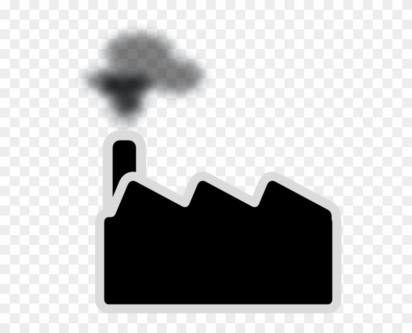 Factory Clipart Coal Factory - Power Plant Clip Art - Png Download
