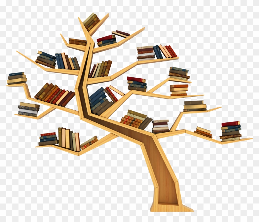 Bookcase Tree Transprent Png Free Clipart