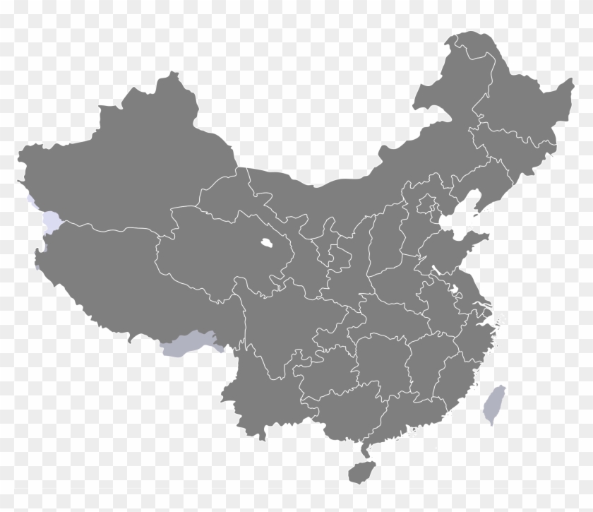 Thumb Image - China Map Provinces Png Clipart
