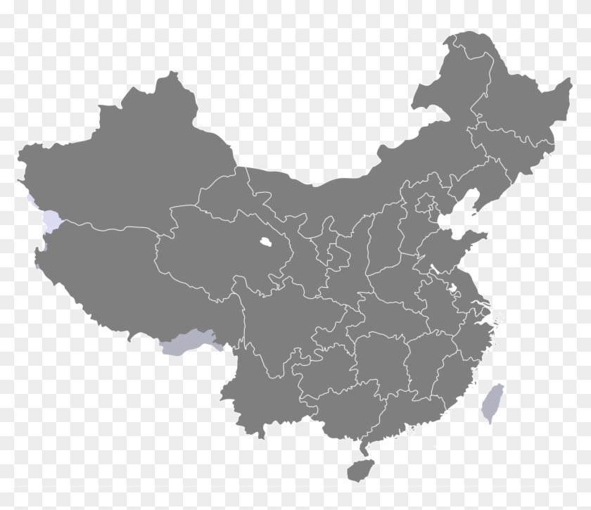 Thumb Image - China Map Provinces Png Clipart #808968