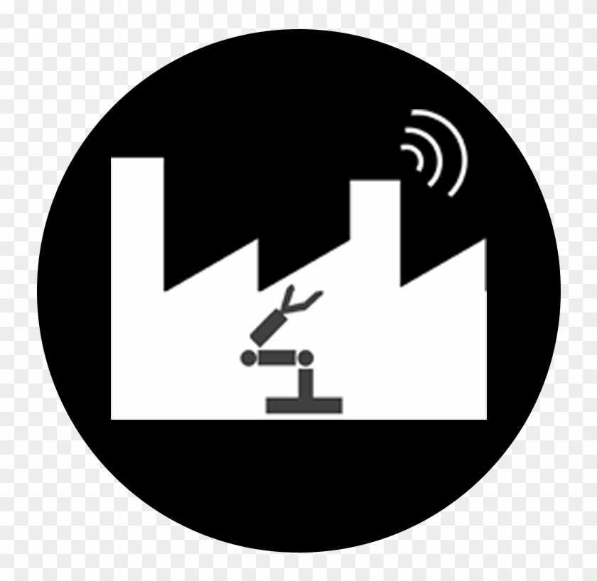 Create A Smart Factory - Circle Clipart #808993