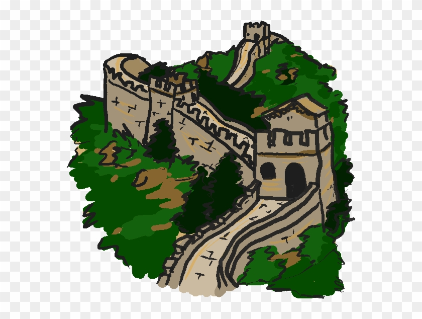 Great Wall Of China Transparent Background - Clip Art Great Wall Of China - Png Download #809138
