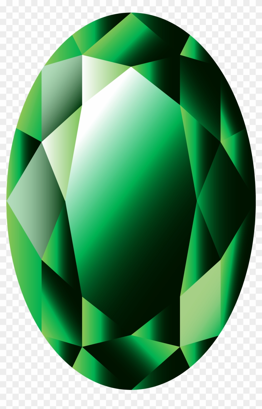 Oval Emerald Png Clipart - Emerald Clip Art Transparent Png #809425