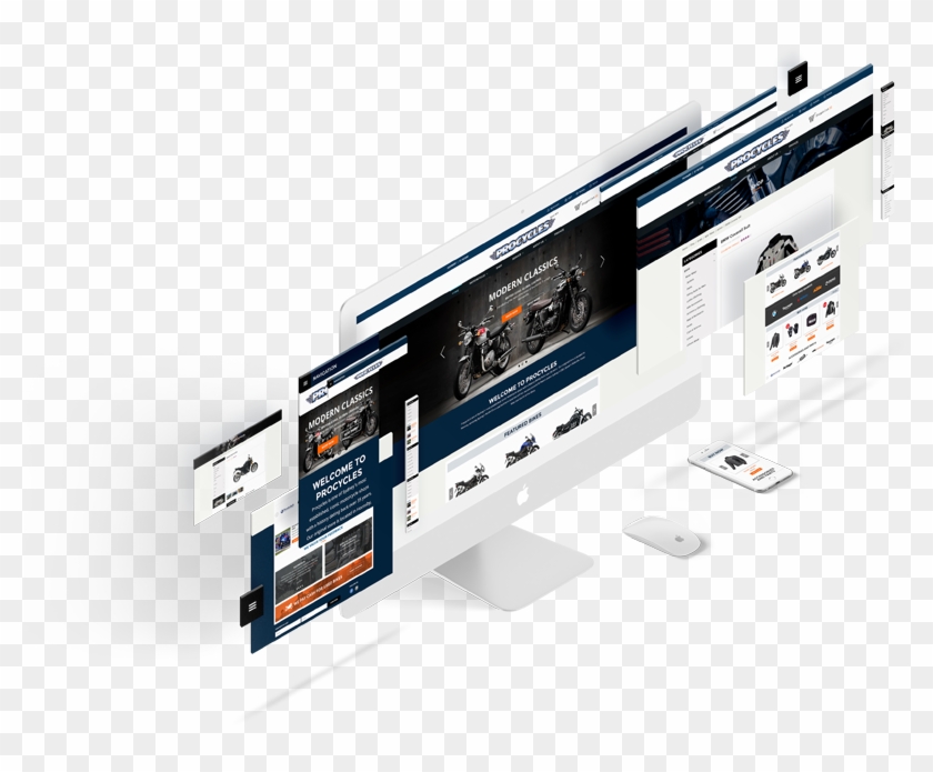 The Complete E-commerce Web Design Package - Led-backlit Lcd Display Clipart