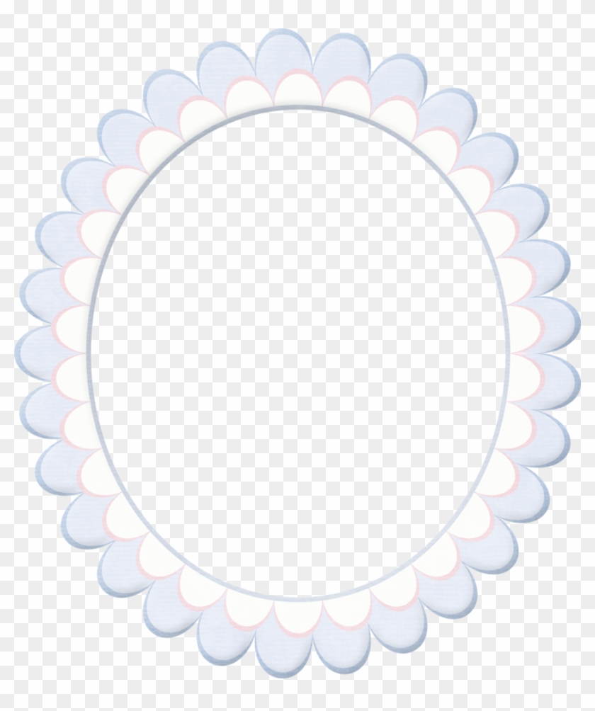 Frost Flowers Collection Clip Art, Tags, Scrapbook - Circle - Png Download