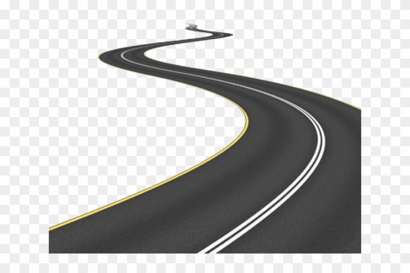 Highway Clipart Pavement - Race Track - Png Download #810067